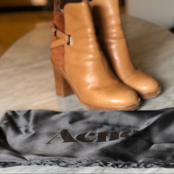 Acne Cypress Con Ankle Boots - Picture 2 of 12